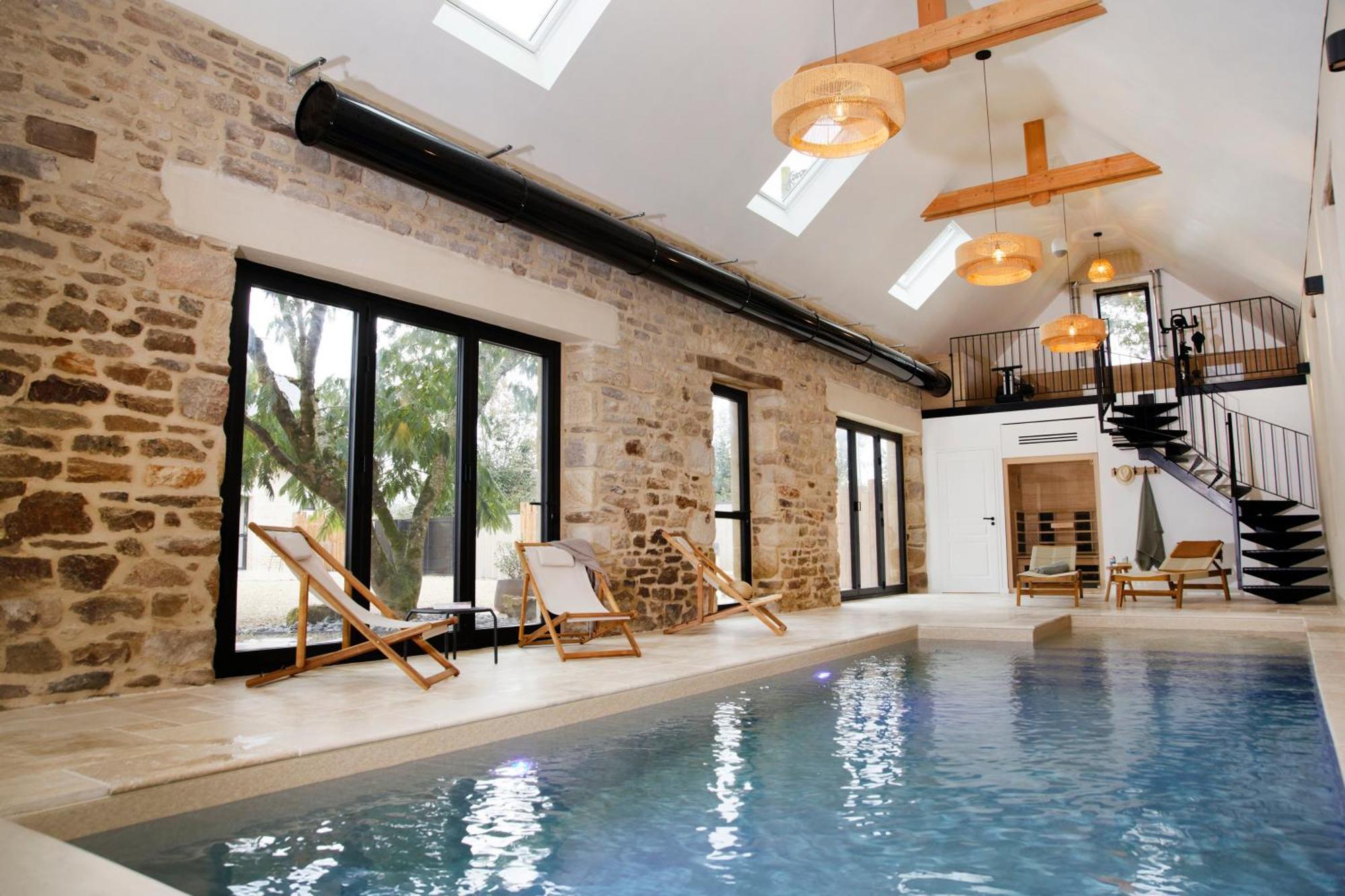 Le Domaine De Soani - Piscine Interieure, Jacuzzis & Sauna Adult Only Saint-Évarzec Eksteriør bilde